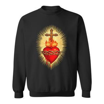 Sacré-Cœur Jésus Chrétien Catholique Sweater e - Cadeauxyz