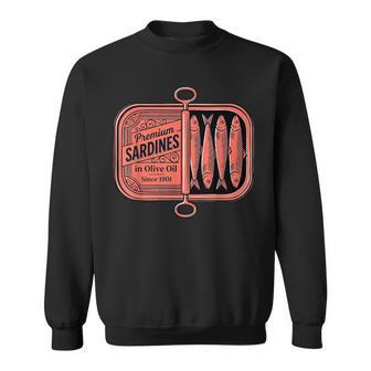 Sardinas En Aceite De Oliva Retro Pescador De Pescado En Estaño Camisa de entrenamiento - Regaloses