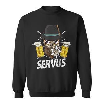 Servus Tête De Mort Bayern Bier Bierfest Pour Homme Avec Inscription En Allemand Sweater e - Cadeauxyz