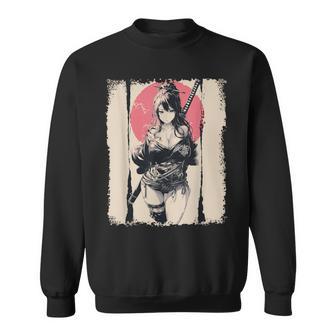 Sexy Anime Chica Japonésamurai Rojool Camisa de entrenamiento - Regaloses