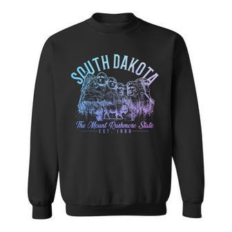South Dakota Mount Rushmore Bison Vintage Pride Sweatshirt | Seseable UK