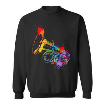 Splash Tuba Musicien En Laiton Pour Joueurs De Tuba Sweater e - Cadeauxyz
