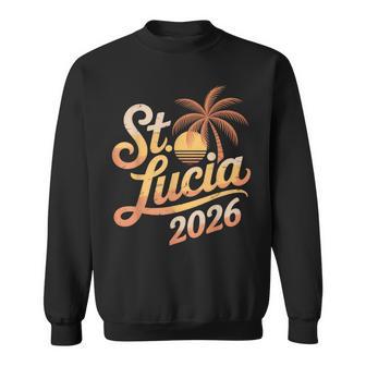 St Lucia 2026 Family Trip Friends Group Vacation Matching Sweatshirt - Thegiftio UK