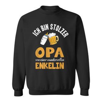 Stolzer Opa Einer Wundervollen Enkelin Opa Sweatshirt - Geschenkecke