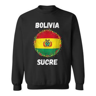 Sucre Bolivia Retrointageport Recuerdo Bandera Boliviana Camisa de entrenamiento - Regaloses