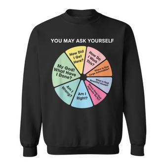 Talking Heads Once In A Lifetime You May Ask Yourself Sweatshirt - Thegiftio UK