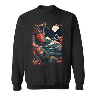 Tatouage Japonais Esthétique Dragon Asiatique Japontyle Japon Sweater e - Cadeauxyz