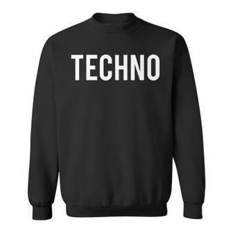 Techno – Cool Pour Fan De Musique Dance Tec Sweater e - Cadeauxyz