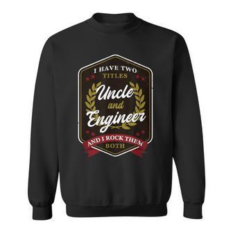 Tengo Dos Títulos Tío Ingeniero Constructor Camisa de entrenamiento - Regaloses