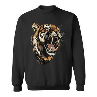 Tigre Dientes Deablemilodon Gran Felino Tigre Camisa de entrenamiento - Regaloses