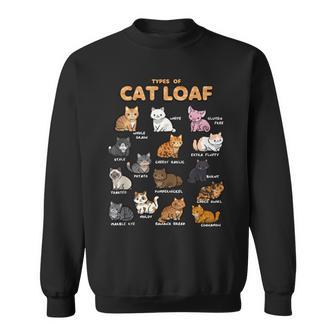 Tipos De Pan De Gato Lindo Gatito Kawaii Gatos Amante De Los Gatos In Mangas Camisa de entrenamiento - Regaloses