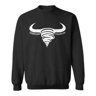 Tornado Wrangler Bold Western Cowboy Graphic Sweatshirt | Seseable UK