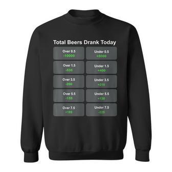 Total Beers Drank Today Sweatshirt | Seseable UK