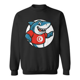 Tunisie Drapeau Requin Drôle Tunisien Sweater e - Cadeauxyz