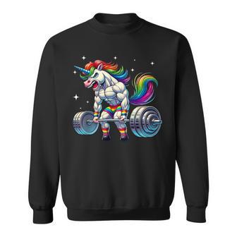 Unicornio Levantamiento De Pesas Peso Muerto Fitness Gimnasio Entrenamiento Entrenamiento Camisa de entrenamiento - Regaloses