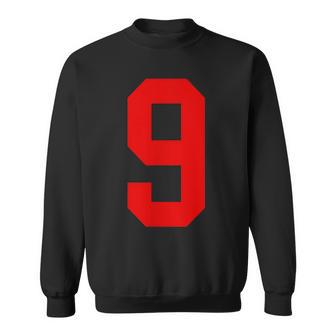 Uniforme De Jugador Número 9 Rojo Brillante Número 9 Camisa de entrenamiento - Regaloses