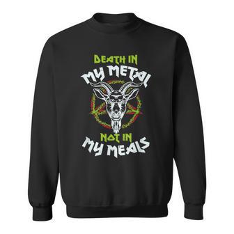 Vegan Metal La Muerte En Mi Metal No En Mis Comidaseganismo Camisa de entrenamiento - Regaloses
