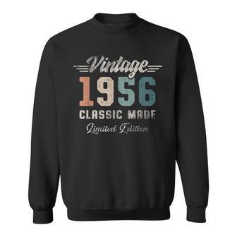 Vintage 1956 70 Cumpleaños Coche Clásico Camisa de entrenamiento - Regaloses