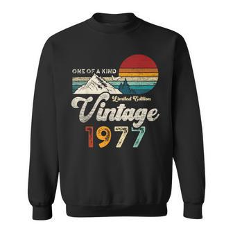 Vintage 1977 Montañas Águila Retro 49 Cumpleaños Camisa de entrenamiento - Regaloses