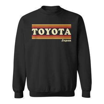 Vintage 80S Toyota Japón Retro Gráfico In Mangas Camisa de entrenamiento - Regaloses