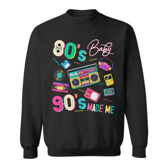 Vintage Années 80 Bébé Années 90 Made Me Retro Années 80 Nostalgie Années 1990 Sweater e - Cadeauxyz