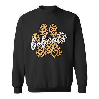 Vintage Bobcats Leopard School Spirit Sweatshirt - Thegiftio UK