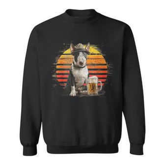 Vintage Dog Dad Retro Bull Terrier Papá Día Del Padre Para Hombres Camisa de entrenamiento - Regaloses