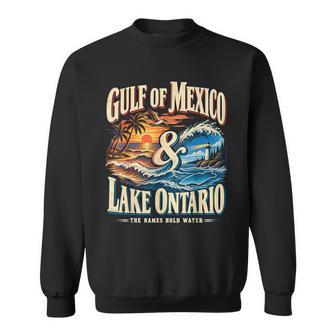Vintage Great Retro Lakes Gulf Of Mexico And Lake Ontario Sweatshirt | Seseable UK