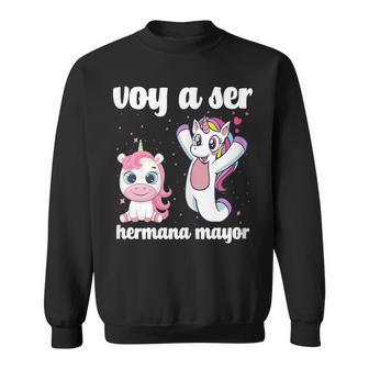 Voy Aer Una Hermana Mayor Chica Nuevo Nacimiento Camisa de entrenamiento - Regaloses