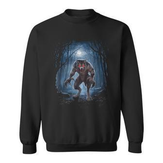 Werewolf Creature Cryptid Cryptozoology Folklore Wolf Man Sweatshirt - Thegiftio UK