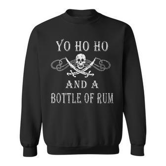 Yo Ho Ho Botella De Rum Divertida Pirata Bandera Pirata Camisa de entrenamiento - Regaloses
