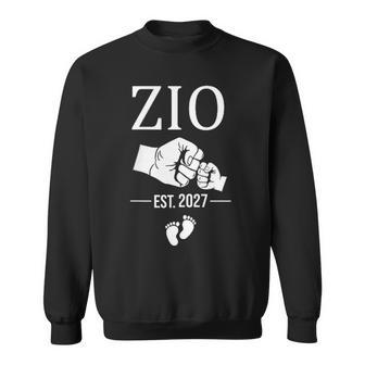 Zio Est 2027 Futuro Zio Loading Annuncio Bebè Famiglia Felpa - Novitaregali