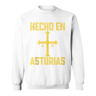 Asturias Bandera Hecho En Asturias In Mangas Camisa de entrenamiento - Regaloses