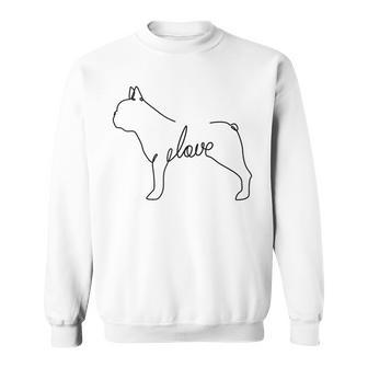 Bulldog Francés Love Frenchie Dog Love Boceto De Arte De Una Camisa de entrenamiento - Regaloses