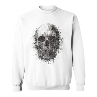Calavera Artista Dibujo Abstracto Calavera Camisa de entrenamiento - Regaloses