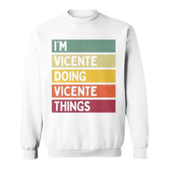 Cita Divertida Personalizada I'micente Doingicente Things Camisa de entrenamiento - Regaloses