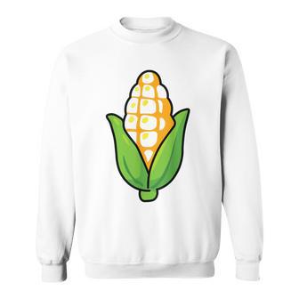 Cute Yellow Corn Vegetable Food Costume For Kids Toddlers Sweatshirt - Thegiftio UK