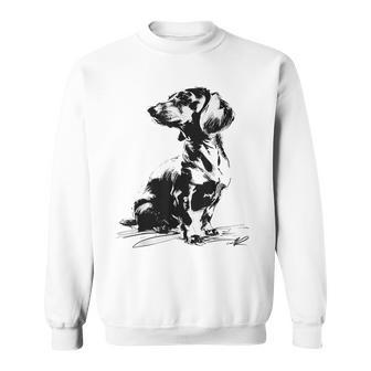 Dachshund Resumen Mascota Dibujo Ilustración Animal Dachshund Camisa de entrenamiento - Regaloses
