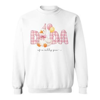 Dada Of The Silly Goose Birthday Matching Family Outfit Sweatshirt | Seseable UK