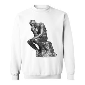 El Pensador Escultura Auguste Rodin Escultor Le Penseur Camisa de entrenamiento - Regaloses