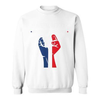 Force Drapeau Français Patriotisme Poing Levé Patriote Haut De Gamme Sweater e - Cadeauxyz