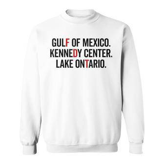 Gulf Of Mexico Kennedy Center Lake Ontario Vintage Retro Sweatshirt | Seseable UK