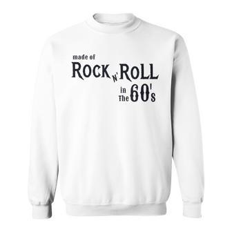Hecho De Rock And Roll En Los Años 60 Rock N' Roll Camisa de entrenamiento - Regaloses