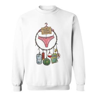Hillbilly Dream Catcher Redneck Humor Drinking Beer Fishing Sweatshirt - Thegiftio UK