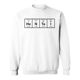 Humoristique Ecchi Anime Hentai Element Chemistry Sweater e - Cadeauxyz