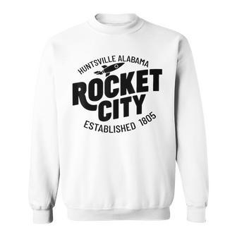 Huntsville Alabama Rocket City 1805 Vintage Travel Souvenir Sweatshirt - Thegiftio UK