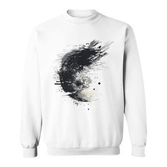Impresión Luna Artista Dibujo Arte Abstracto Luna Camisa de entrenamiento - Regaloses