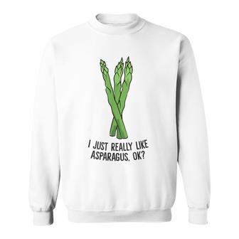 J'aimeraiment Les Asperges D'accord Asperges Drôles Sweater e - Cadeauxyz