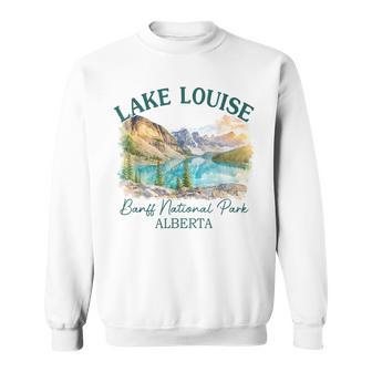 Lake Louise Alberta Banff National Park Canada Travel Trip Sweatshirt - Thegiftio UK