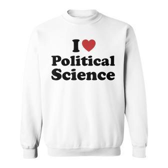 I Love Politicalciencetudent Major Graduation Camisa de entrenamiento - Regaloses